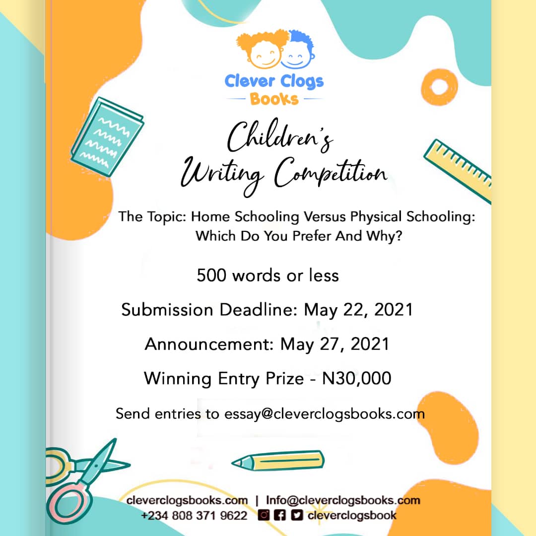 Children's Writing Competition Clever Clogs Books